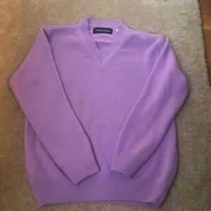 Zachary Scott boys size 5 lavender v neck sweater